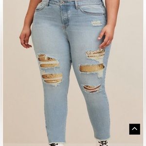 Torrid straight classic high rise jeans